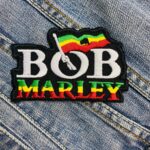 Bob Marley | Jamaican Reggae | The Wailers | One Love | Exodus | Embroidered Patch Badge Applique Iron on | Trendy | DIY | Decorative | Collectible
