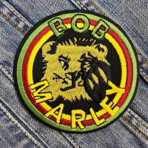 Bob Marley | Jamaican Reggae | The Wailers | One Love | Exodus | Embroidered Patch Badge Applique Iron on | Trendy | DIY | Decorative | Collectible