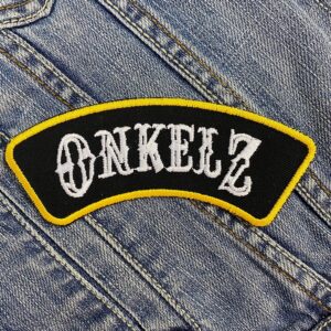 Onkelz Yellow Border Patch - Iron-on