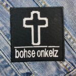 Böhse Onkelz Cross Logo Patch Iron-On