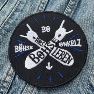 Böhse Onkelz “Böhse fürs Leben” Rock Hands Patch – Iron-On
