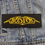 Boston | American Rock | More Than A Feeling | Rock And Roll | Embroidered Patch Badge Applique Iron on | Trendy | DIY | Decorative | Collectible