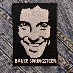 Bruce Springsteen | American Rock | The Boss | Born To Run | Nebraska | Rock And Roll | Embroidered Patch Badge Applique Iron on | Trendy | DIY | Decorative | Collectible