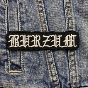 Burzum Classic Logo Patch Iron-On