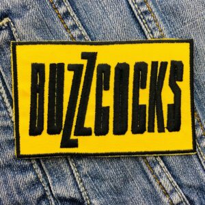 Buzzcocks | British Punk Rock | Pete Shelley | Love Bites | Embroidered Patch Badge Applique Iron on | Trendy | DIY | Decorative | Collectible