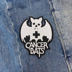 Cancer Bats | Canadian Hardcore Punk | Liam Cormier | Southern Metal | Embroidered Patch Badge Applique Iron on | Trendy | DIY | Decorative | Collectible
