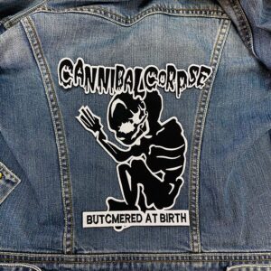 Cannibal Corpse | American Death Metal | Hammer Smashed Face | Skull | Death Metal Legends | Embroidered Patch Badge Applique Iron on | Trendy | DIY | Decorative | Collectible