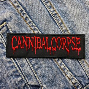 Cannibal Corpse | American Death Metal | Hammer Smashed Face | Skull | Death Metal Legends | Embroidered Patch Badge Applique Iron on | Trendy | DIY | Decorative | Collectible
