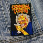 Cannibal Corpse | American Death Metal | Hammer Smashed Face | Skull | Death Metal Legends | Embroidered Patch Badge Applique Iron on | Trendy | DIY | Decorative | Collectible