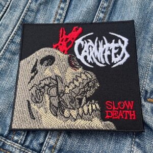 Carnifex | American Deathcore | Scott Ian Lewis | Until I Feel Nothing | California Metal | Embroidered Patch Badge Applique Iron on | Trendy | DIY | Decorative | Collectible