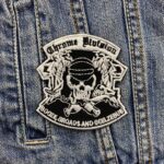 Chrome Division | Norwegian Heavy Metal | Shagrath | Infernal Rock Eternal | Embroidered Patch Badge Applique Iron on | Trendy | DIY | Decorative | Collectible