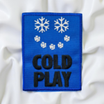Coldplay Inspired Snowflake Smile Embroidered Patch – Iron-On