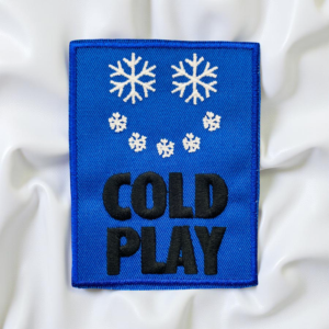 Coldplay Inspired Snowflake Smile Embroidered Patch – Iron-On