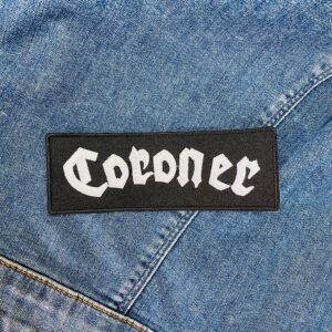 Coroner | Swiss Thrash Metal | R.I.P. | Embroidered Patch Badge Applique Iron on | Trendy | DIY | Decorative | Collectible
