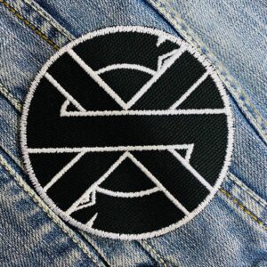 Crass | British Punk Rock | Feeding Of The 5000 | Embroidered Patch Badge Applique Iron on | Trendy | DIY | Decorative | Collectible