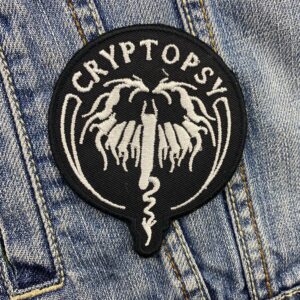 Cryptopsy | Canadian Technical Death Metal | None So Vile | Embroidered Patch Badge Applique Iron on | Trendy | DIY | Decorative | Collectible