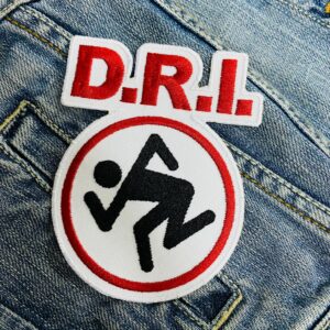 Dirty Rotten Imbeciles | D.R.I. | DRI | American Crossover Thrash | Skate Punk | Embroidered Patch Badge Applique Iron on | Trendy | DIY | Decorative | Collectible