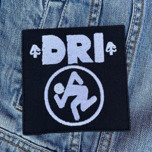 Dirty Rotten Imbeciles | D.R.I. | DRI | American Crossover Thrash | Skate Punk | Embroidered Patch Badge Applique Iron on | Trendy | DIY | Decorative | Collectible