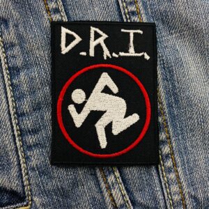 Dirty Rotten Imbeciles | D.R.I. | DRI | American Crossover Thrash | Skate Punk | Embroidered Patch Badge Applique Iron on | Trendy | DIY | Decorative | Collectible