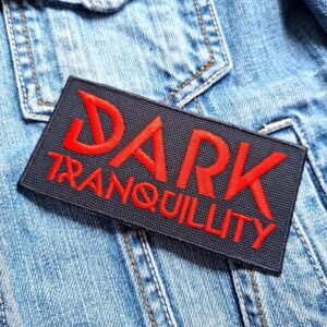 Dark Tranquillity | Swedish Melodic Death Metal | Mikael Stanne | Embroidered Patch Badge Applique Iron on | Trendy | DIY | Decorative | Collectible