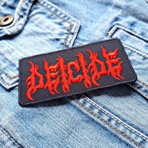 Deicide Band | American Death Metal | Glen Benton | Legion | Embroidered Patch Badge Applique Iron on | Trendy | DIY | Decorative | Collectible