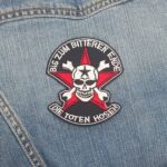 Die Toten Hosen Skull & Star Punk Rock Patch – "Bis Zum Bitteren Ende" Iron-On