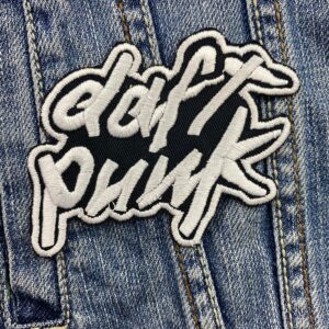 Daft Punk | French Electronic Music | Guy-Manuel de Homem-Christo | French House | Embroidered Patch Badge Applique Iron on | Trendy | DIY | Decorative | Collectible