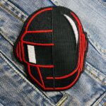 Daft Punk | French Electronic Music | Guy-Manuel de Homem-Christo | French House | Embroidered Patch Badge Applique Iron on | Trendy | DIY | Decorative | Collectible
