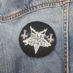 Dark Funeral Pentagram Logo Patch Iron-On