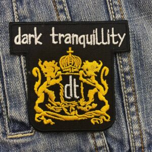 Dark Tranquillity | Swedish Melodic Death Metal | Mikael Stanne | Embroidered Patch Badge Applique Iron on | Trendy | DIY | Decorative | Collectible