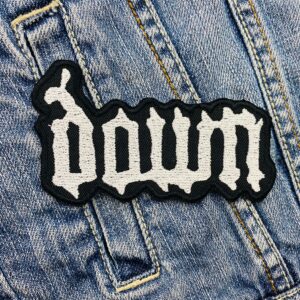 Down | American Heavy Metal | NOLA | Phill Anselmo | Southern Metal | Embroidered Patch Badge Applique Iron on | Trendy | DIY | Decorative | Collectible