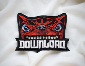 Limited Edition Download Festival Patch – Download Dog Embroidered Design