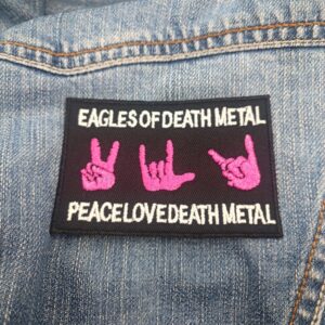Eagles of Death Metal Peace Love Death Metal Patch Iron-On
