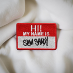 Hi! My Name Is Slim Shady Patch (Iron-On)