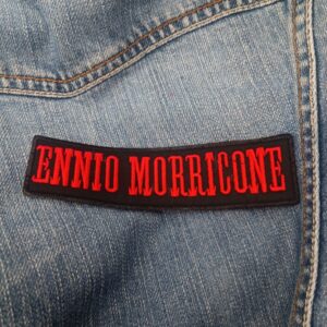 Ennio Morricone Name Logo Patch Iron-On