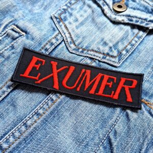Exumer | german Thrash Metal Band | Possessed By Fire | Ray Mensh | Embroidered Patch Badge Applique Iron on | Trendy | DIY | Decorative | Collectible