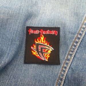 Fear Factory Flaming Logo Patch Iron-On