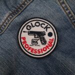 Glock Professional White Patch – Iron-On