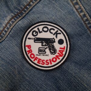 Glock Professional White Patch – Iron-On