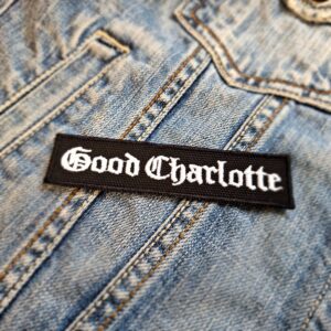 Good Charlotte | American Rock Band | Joel Madden | Pop Punk | Embroidered Patch Badge Applique Iron on | Trendy | DIY | Decorative | Collectible
