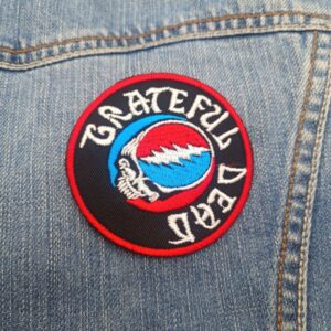 Grateful Dead Steal Your Face Skull Logo Patch – Iron-On