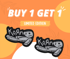 Buy 1 Get 1 - Korn Logo Doll Patch (Limited Edition)