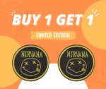 Buy 1 Get 1 - Grunge Smiley Face Patch (Limited Edition)