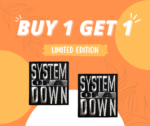 Buy 1 Get 1 - System of a Down Logo Patch (Limited Edition)