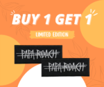 Buy 1 Get 1 - Papa Roach Band Patch (Limited Edition)
