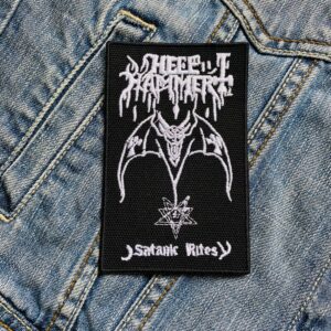 Hellhammer | Swiss Extreme Metal Band | Triumph Of Death | Celtic Frost | Embroidered Patch Badge Applique Iron on | Trendy | DIY | Decorative | Collectible