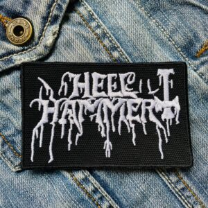 Hellhammer | Swiss Extreme Metal Band | Triumph Of Death | Celtic Frost | Embroidered Patch Badge Applique Iron on | Trendy | DIY | Decorative | Collectible