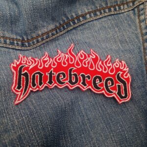 Hatebreed Flame Logo Patch – Iron-On