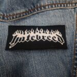 Hatebreed White Flame Logo Patch – Iron-On