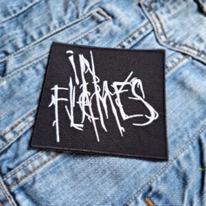 In Flames | Swedish Melodic Death Metal Band | The Jester Race | Embroidered Patch Badge Applique Iron on | Trendy | DIY | Decorative | Collectible